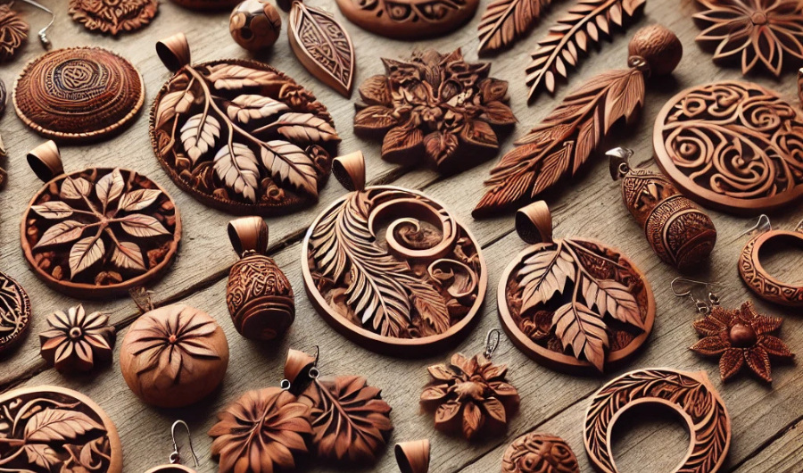 Hand-Carved Jewelry