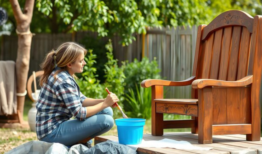 how to Weatherproof-Wood-Furniture-For-Outdoors