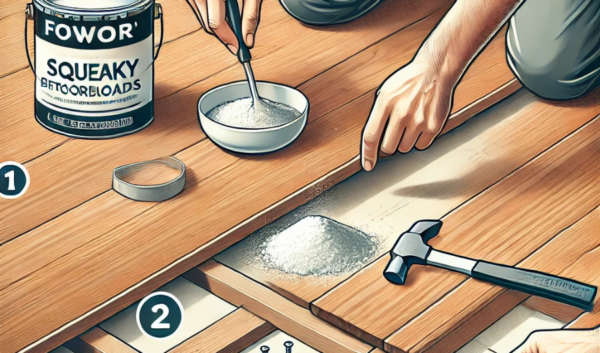 how to fix squeaky wood floors