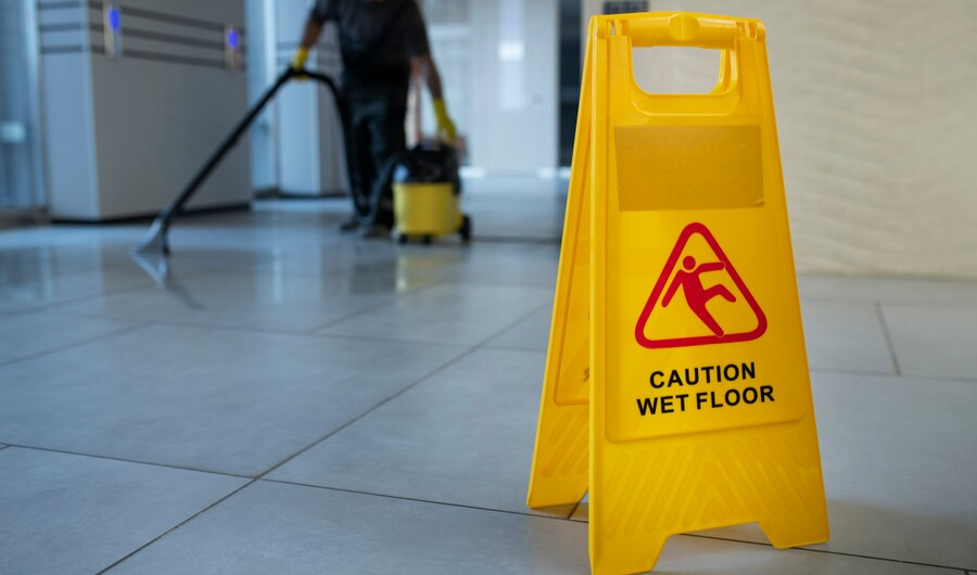 wet floor sign featured