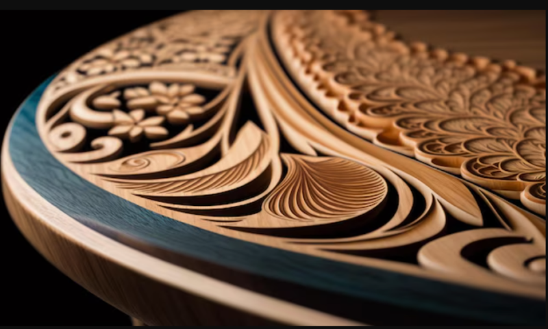 custom wood carvings design