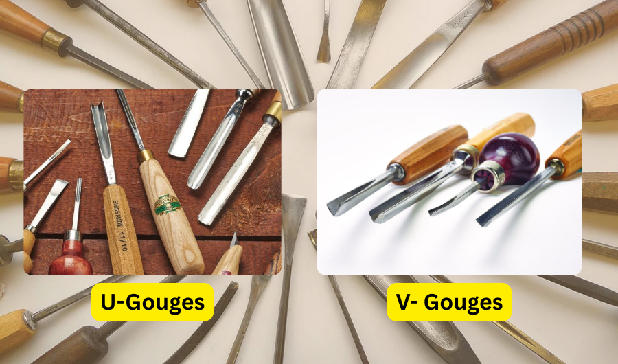 U and V gouges