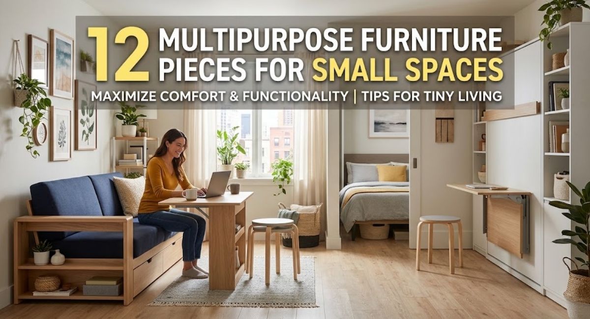 multipurpose furniture small spaces,