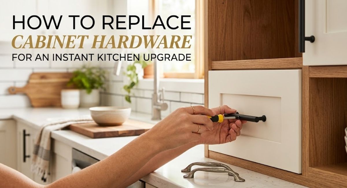 replace cabinet hardware