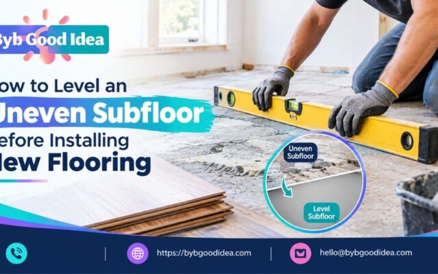 how to level a subfloor
