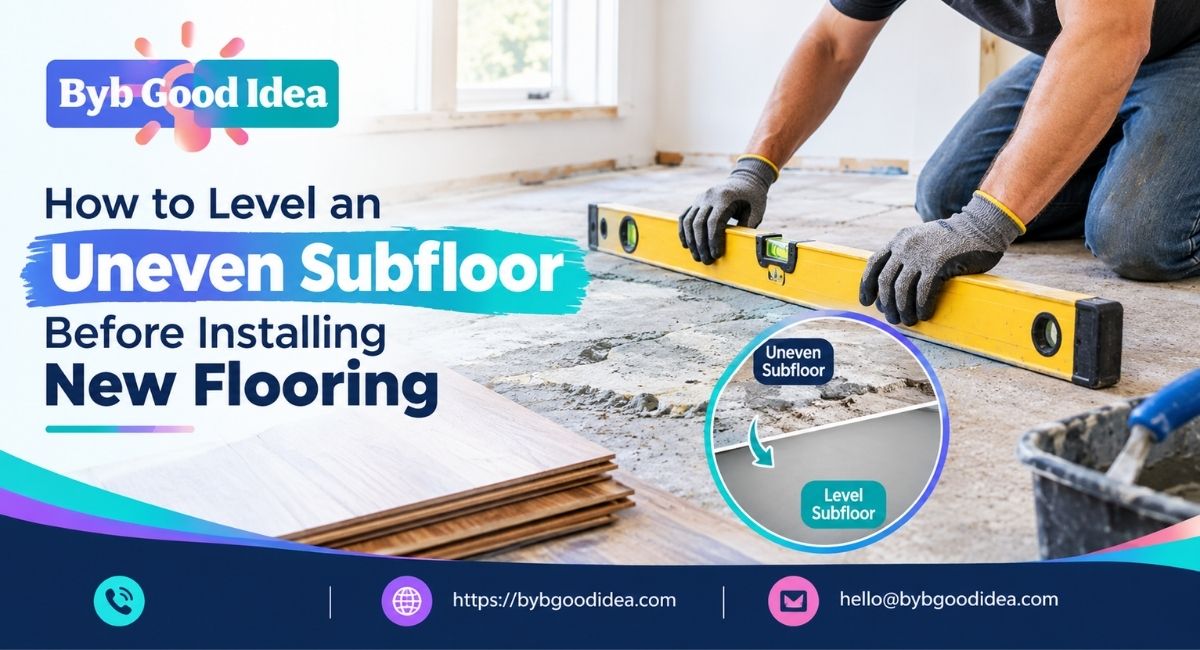 how to level a subfloor